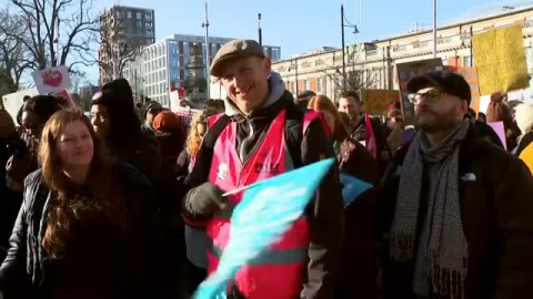 Reino Unido vive su mayor jornada de huelgas en más de una década Reino Unido vive su mayor jornada de huelgas en más de una década