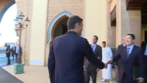 Sánchez llega a la cumbre hispanomarroquí Sánchez llega a la cumbre hispanomarroquí