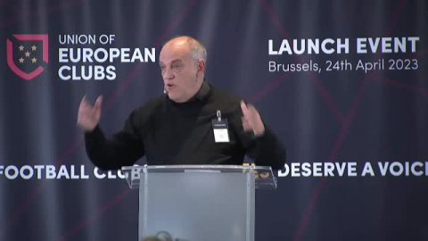 Tebas: "La ECA no representa a los clubes de Europa, solo es abierta para el café y el té en buenos hoteles" Tebas: "La ECA no representa a los clubes de Europa, solo es abierta para el café y el té en buenos hoteles"