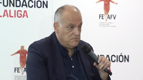 Tebas valora la renuncia de Rubiales y pide centrarse en reparar el daño reputacional Tebas valora la renuncia de Rubiales y pide centrarse en reparar el daño reputacional