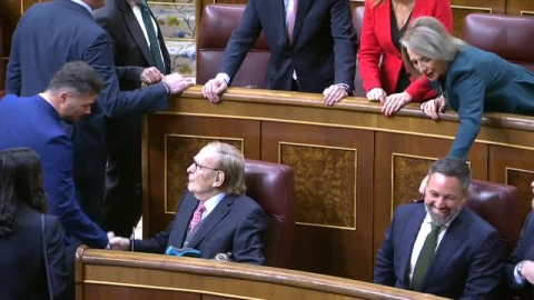 Día largo en el Congreso para el candidato Tamames Día largo en el Congreso para el candidato Tamames