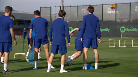 Vuelve el trabajo el Barça después de dos días de descanso Vuelve el trabajo el Barça después de dos días de descanso