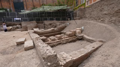 Encontradas en Roma las ruinas del antiguo teatro del emperador Nerón Encontradas en Roma las ruinas del antiguo teatro del emperador Nerón