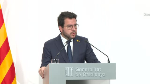 Pere Aragonès: "Los resultados de las elecciones nos invitan a avanzar hacia un referéndum" Pere Aragonès: "Los resultados de las elecciones nos invitan a avanzar hacia un referéndum"