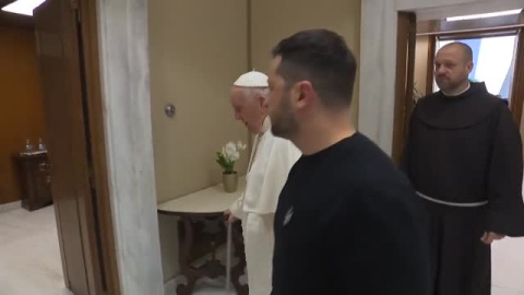 El papa recibe a Zelenski por primera vez desde el comienzo de la invasión rusa El papa recibe a Zelenski por primera vez desde el comienzo de la invasión rusa
