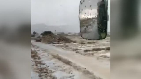 La granizada caída en Lorca arrasa varios cultivos de sandía La granizada caída en Lorca arrasa varios cultivos de sandía