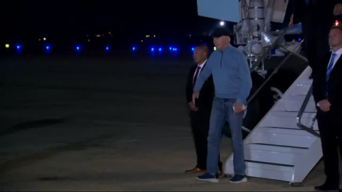 Biden ya está en Washington tras una visita relámpago de ocho horas a Tel Aviv Biden ya está en Washington tras una visita relámpago de ocho horas a Tel Aviv