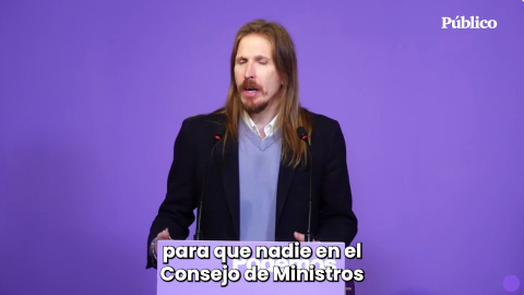 Podemos critica la composición del nuevo Gobierno: "Sánchez y Díaz nos han echado" Podemos critica la composición del nuevo Gobierno: "Sánchez y Díaz nos han echado"