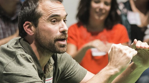 Un instante en 'Juego de niñas', obra que se representa en el Teatro del Barrio.