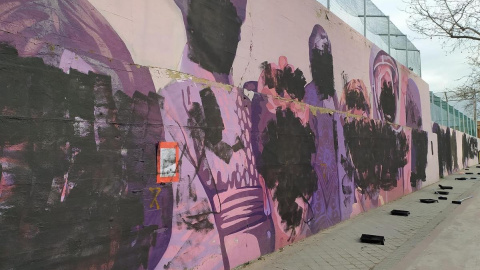 mural feminista de Ciudad Lineal