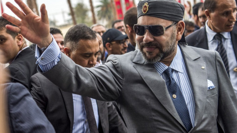 16/06/2022. El rey de Marruecos, Mohamed VI, durante un acto de inauguración en la estación de tren de Agdal, en Rabat, a 17 de noviembre de 2018.