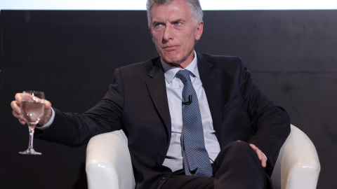 El expresidente de Argentina Mauricio Macri durante la inauguración del XIV Foro Atlántico Iberoamérica a 9 de julio de 2021