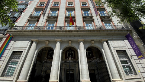Edificio de la sede del Ministerio de Igualdad, en la madrileña calle Alcalá. E.P./Eduardo Parra