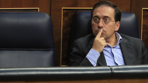 El ministro de Asuntos Exteriores, José Manuel Albares, durante un pleno del Congreso a 15 de septiembre de 2022.