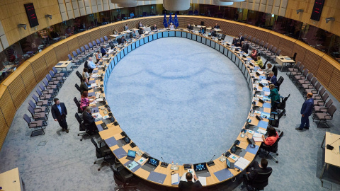 Reunión de la Comisión Europea en Bruselas, a 7 de septiembre de 2022.