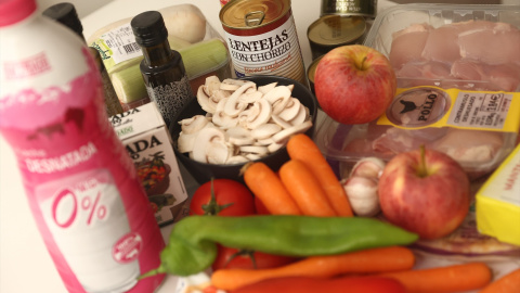 Distintos productos de alimentación en un hogar, a 16 de septiembre de 2022, en Madrid