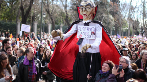 Manifestación contra la reforma de la Ley del aborto