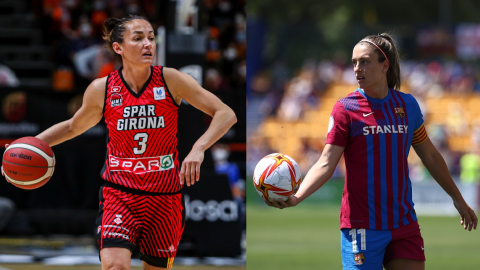 Una composición de ambas jugadoras.