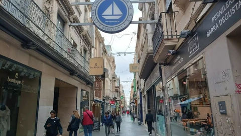 03/2023 - El carrer del Mar de Badalona.