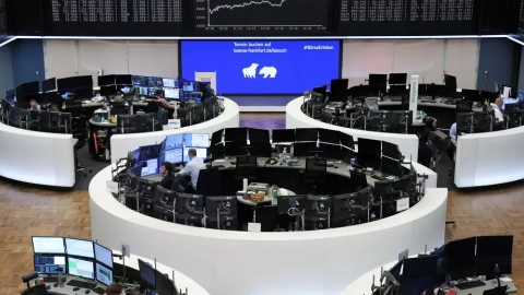 03/03/2023. Vista de la bolsa de Frankfurt, a 3 de marzo de 2023.