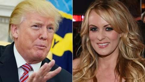 Donald Trump y Stormy Daniels