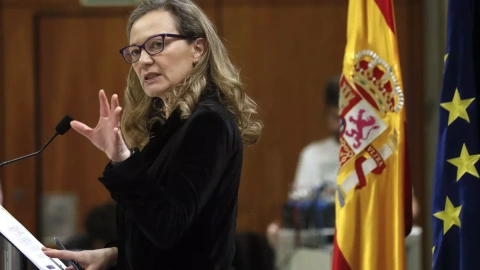 La delegada del Gobierno contra la Violencia de Género, Victoria Rosell, comparece para informar de los datos de feminicidios de 2022, a 23 de marzo de 2023.