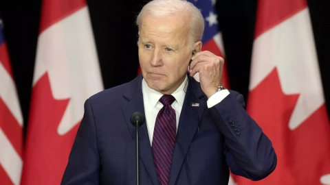 El presidente de los Estados Unidos, Joe Biden, en una rueda de prensa en Canadá el pasado mes de marzo.