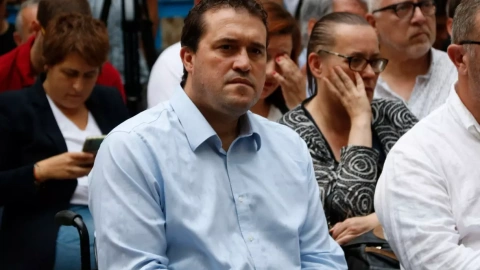 06/07/2023 - David Bonvehí, president del PDeCAT, en un acte de fa unes setmanes.