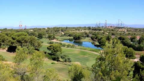 Panoràmica dels terrenys on vol fer-se el complex de Hard Rock, entre Vila-seca i Salou.