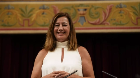 Francina Armengol, la nova presidenta del Congrés dels Diputats, després de ser escollida