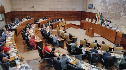 Recuento de votos para la elección de la Presidencia de la Asamblea de Extremadura.