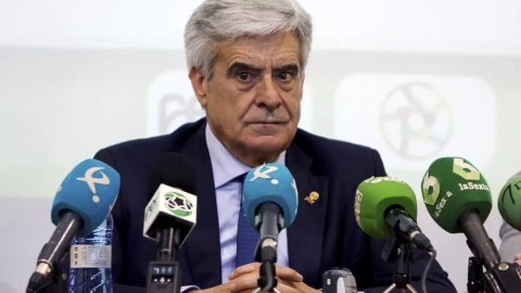 Fotografía de archivo de Pedro Rocha, quien ha asumido la presidencia interina de la Real Federación Española de Fútbol (RFEF) tras la suspensión provisional en su cargo de Luis Rubiales por parte de la FIFA.