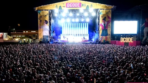 Actuación de Two Door Cinema Club en el Dcode Festival de 2019