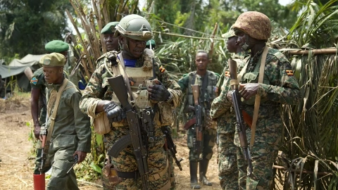 Soldados de República Democrática del Congo (RDC).