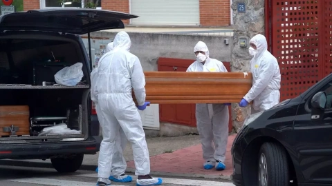 Muertos mayores en residencias por covid