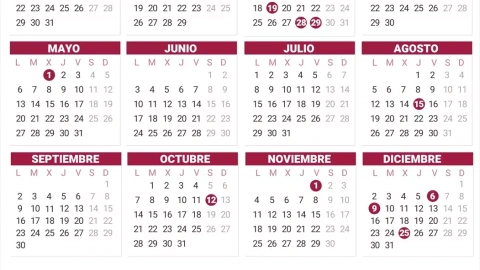 Calendario laboral 2024