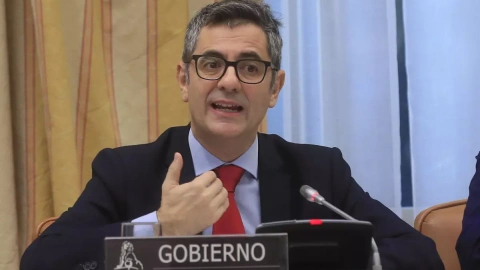 El ministro de la Presidencia, Justicia y Relaciones con las Cortes, Félix Bolaños, comparece en la Comisión de Justicia para informar de sus proyectos.