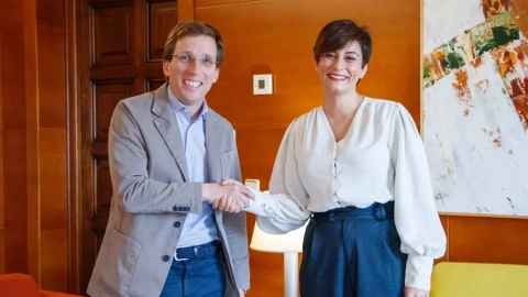26/12/23 El alcalde y la ministra, este martes en Madrid.