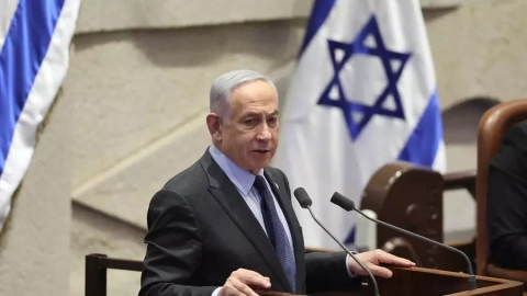 23/2/24 - El primer ministro israelí, Benjamin Netanyahu, en una comparecencia en el Parlamento el pasado lunes,19 de febrero