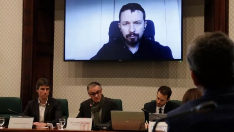 26/01/2024 - La compareixença de Pablo Iglesias a la comissió del Parlament sobre l'espionatge amb Pegasus.