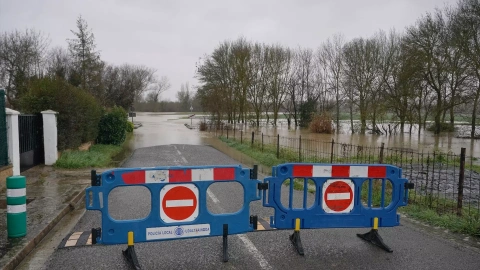 27 febrero de 2024. Desbordamiento de rios por lluvias en Vitoria