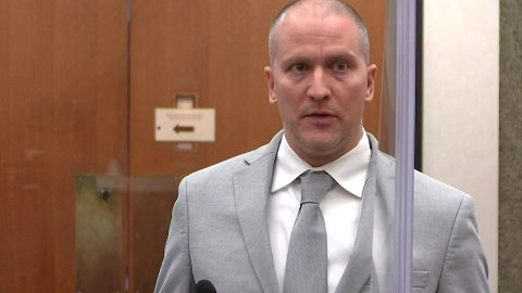 Former Minneapolis police officer Derek Chauvin is sentenced after being found guilty of the murder of George Floyd