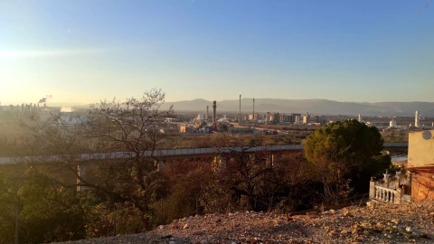 Una vista del polígon petroquímic de Tarragona.