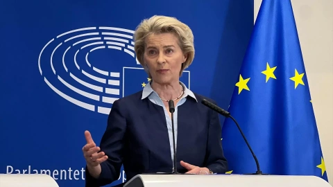 Imagen de archivo de la presidenta de la Comisión Europea, Ursula von der Leyen.