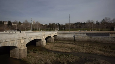 Vista de las inmediaciones del Puente del Rey, a 5 de febrero de 2024, en Madrid.