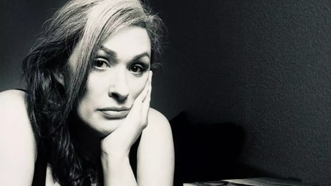 Autorretrato de Roberta Marrero en 2020 para la exposición “Con tres heridas yo”.