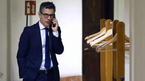 El ministro de Presidencia, Justicia y Relaciones con las Cortes, Félix Bolaños, el pasado jueves en el Congreso.