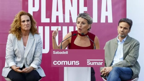 Yolanda Díaz, Estrella Galán, Ernest Urtasun
