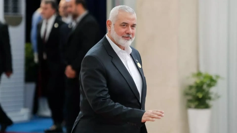 Foto de archivo del líder de Hamás, Ismael Haniyeh, en Teherán, Irán, a 30 de julio de 2024.