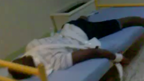 Captura del vídeo que denuncia los maltratos a internos en el centro de menores Tierras de Oria de Almería.